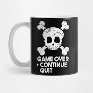 Gamer Skull Savepoint Restart Funny Gaming Mug